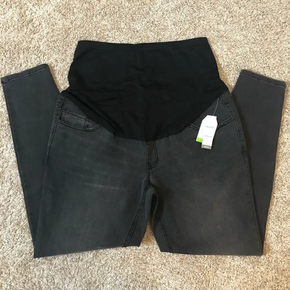 Maternity Skinny Jeans with Full Panel